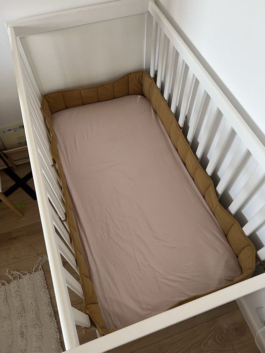Patut Sundvik Ikea cu saltea si protectie