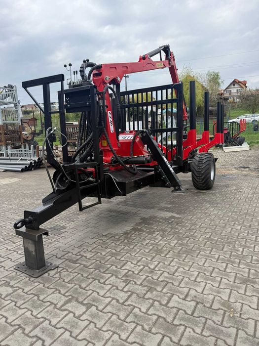 Remorca forestiera de 6 tone