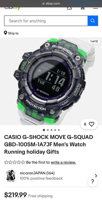 Casio G-shock G-SQUAD ,smart watch,impecabil