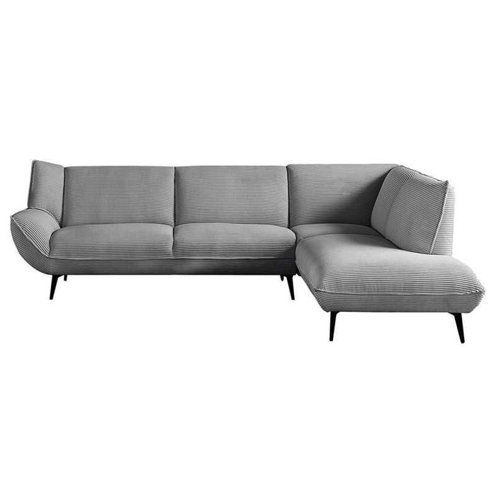 Ъглов диван, EMERALD,Сив,Капучино,Ант. Ляв/Десен,Текстил,274х203х82см.