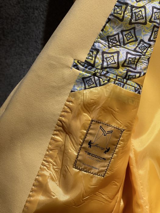 Чисто Ново мъжко спортно сако TEODOR - размер 50 M, L - жълто