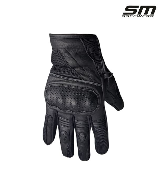 Manusi moto piele naturala aerisite Aering marimi S, M, L, XL și 2XL