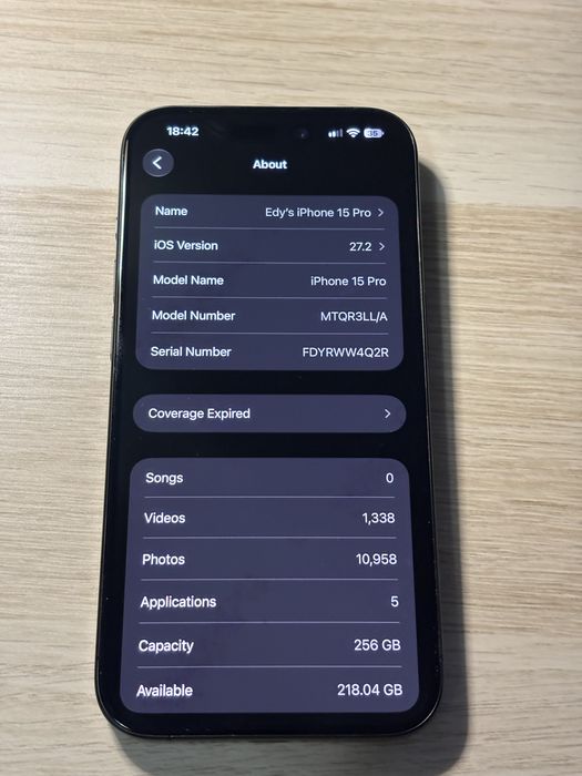 Apple iPhone 15 Pro 256 GB SUA + accesorii
