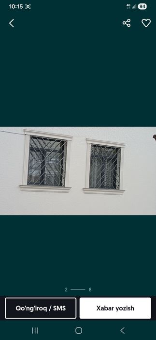 Derazalarga reshotkalar o‘rnatamiz sifatli va arzon