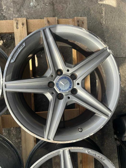 ТОП! AMG джанти 18 Mercedes W204 W205 и други запазени нямат криво ном 143