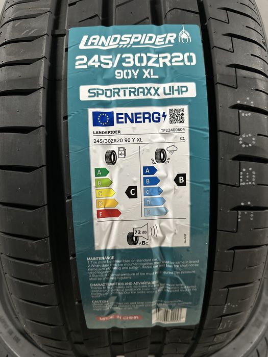 Нови летни гуми LANDSPIDER UHP 245/30R20 90Y XL НОВ DOT БОРД 2453020