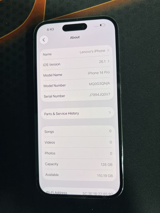 Продавам Iphone 14 Pro 128GB ( Deep Purple )