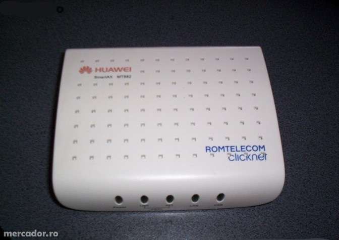 mixture slip Mom Modem/Router ADSL internet Huawei SmartAX MT882 - Romtelecom ClickNet  Brasov • OLX.ro
