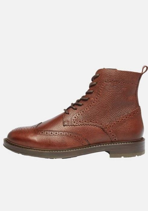 Нови италиянски кожени мъжки ботуши Marco Tozzi