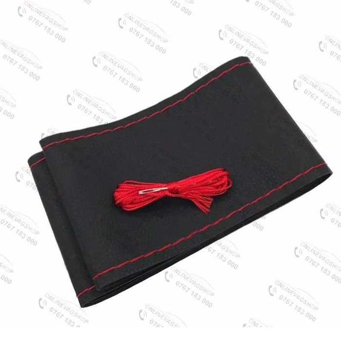 Husa piele pentru imbracat volan auto