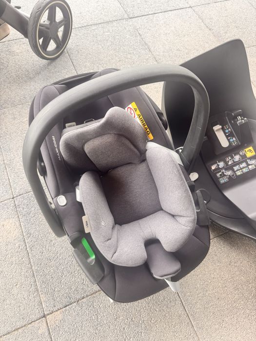 Set 4 in 1 Cărucior pentru copii, 4 în 1, Joolz, HUB 2  Sandy taupe cu landou si scoica Britax BabySafe  Joolz
