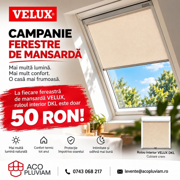 Ferestre de mansarda accesorii Velux