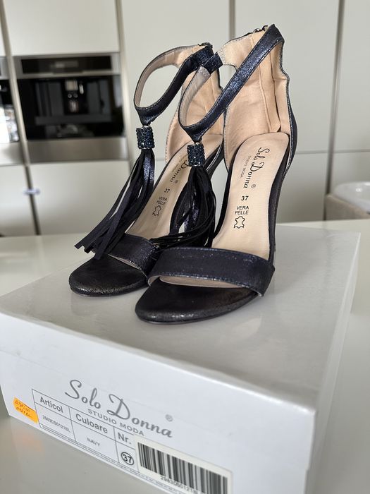 Sandale cu toc Solo Donna