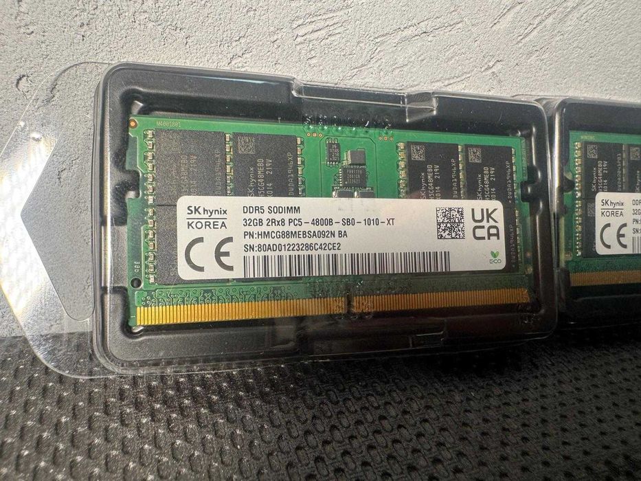 Kit RAM SK hynix 64GB 2x32GB DDR5 4800MHz SODIMM Laptop