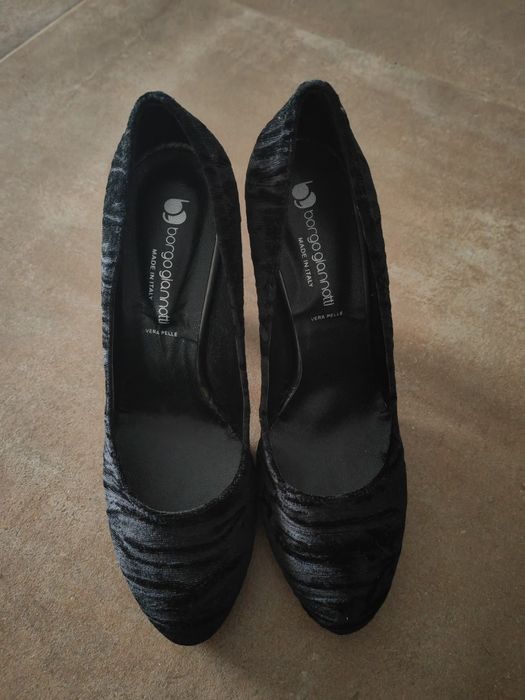 Pantofi dama  din catifea