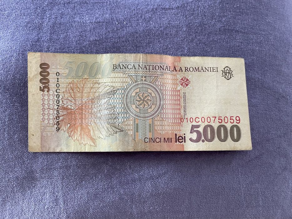 Vand bancnota 5000 lei