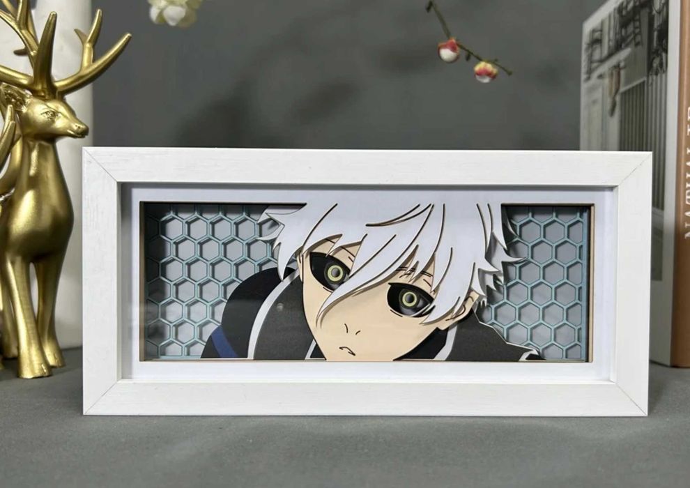 Аниме ночник 3D блюлок