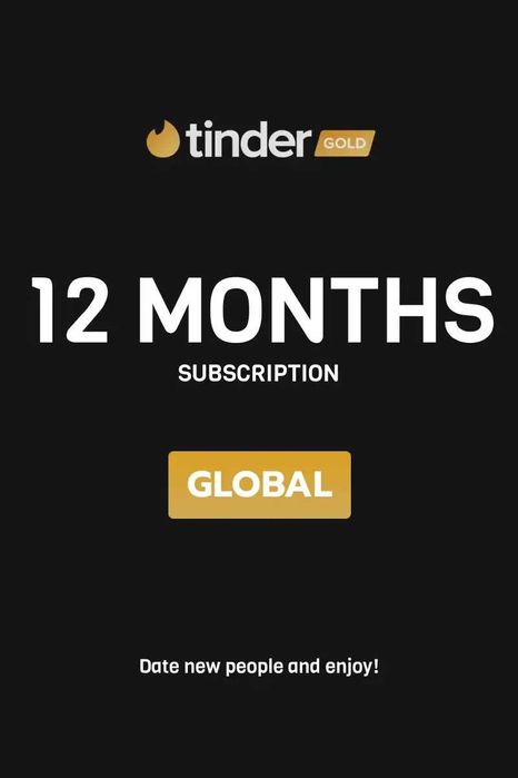 Tinder GOLD (nu Game Pass) – Cod Promo 12 Luni (Global)