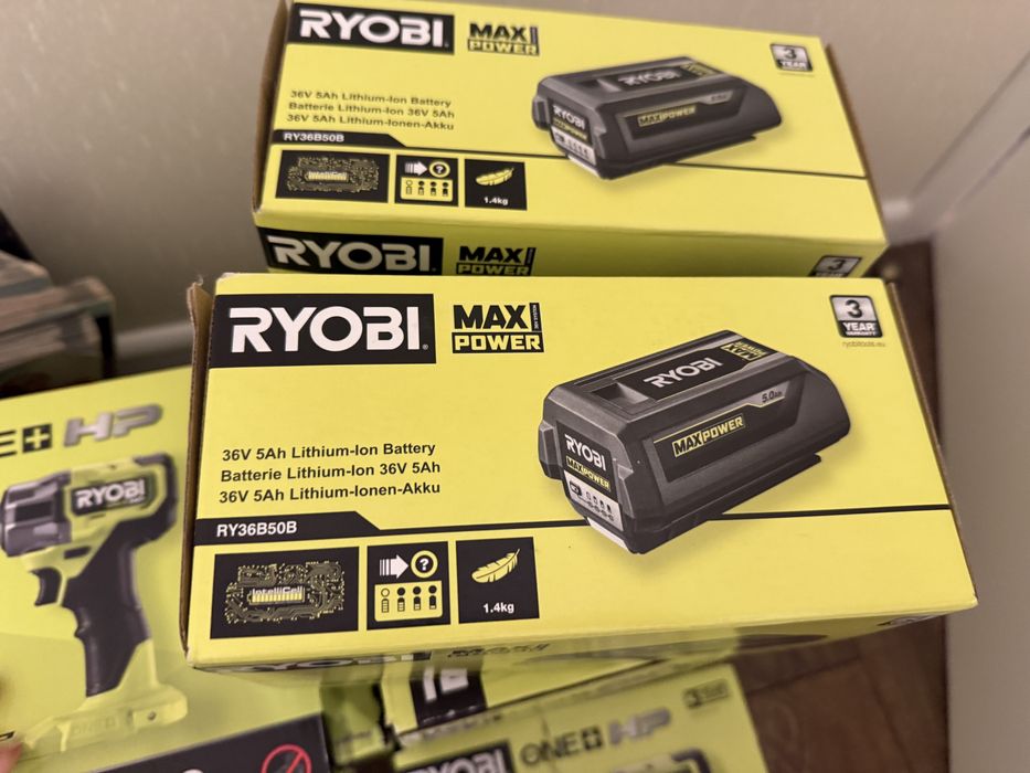 Ryobi acumulator 5 Ah 36V NEW 2024