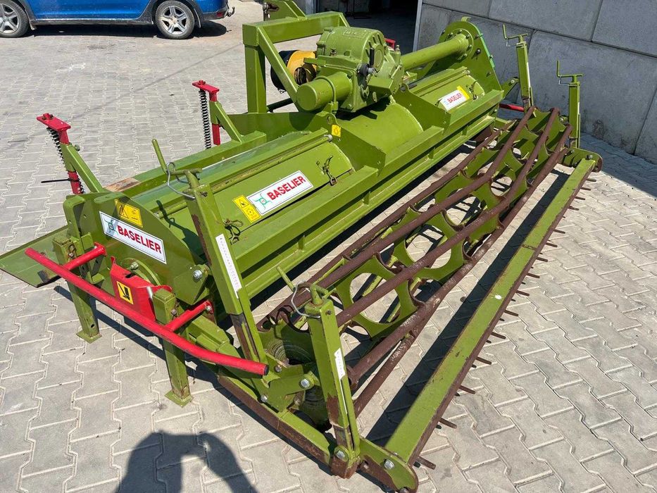 Активна предна фреза брана Baselier за картофи, лук - 3 м + Видео