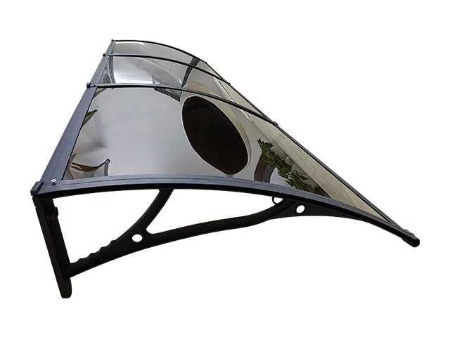 АЛУМИНИЕВ навес тента плътен плексиглас 300х120 см + други размери