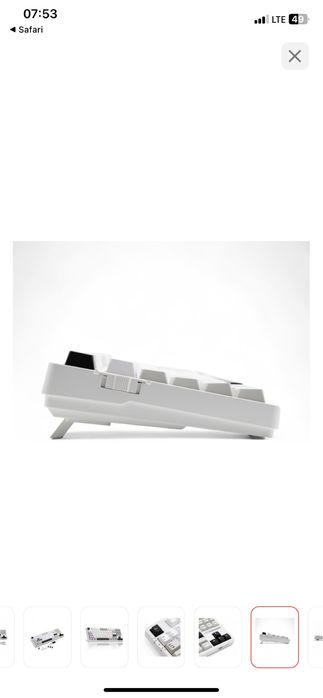 Клавиатура MageGee Light87 белый