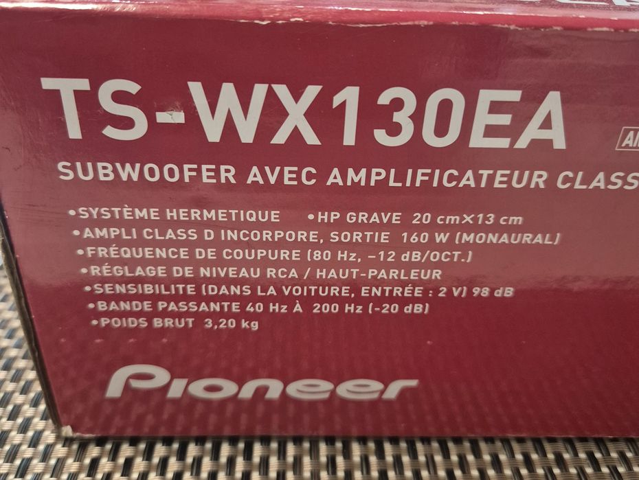Pioneer Sobwoofer TS - WX130 EA ! Sigilat