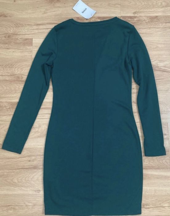 Rochie de zi verde smarald