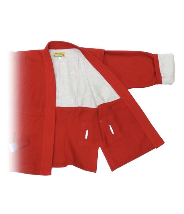 Куртка для Самбо Крепыш Я красный размер 50