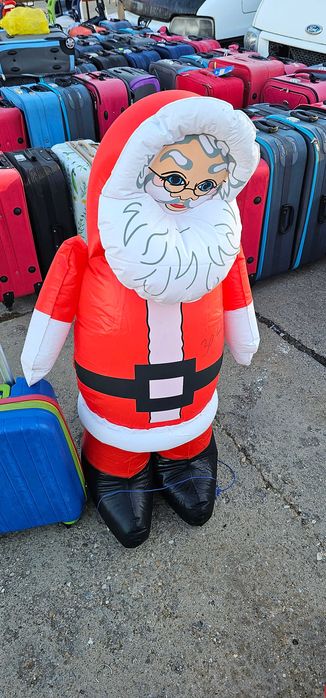 mos craciun gonflabil luminite craciun