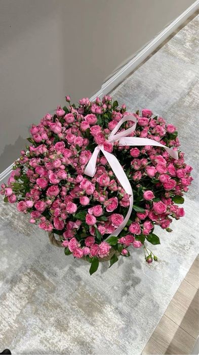 Цветы в корзине АСТАНА