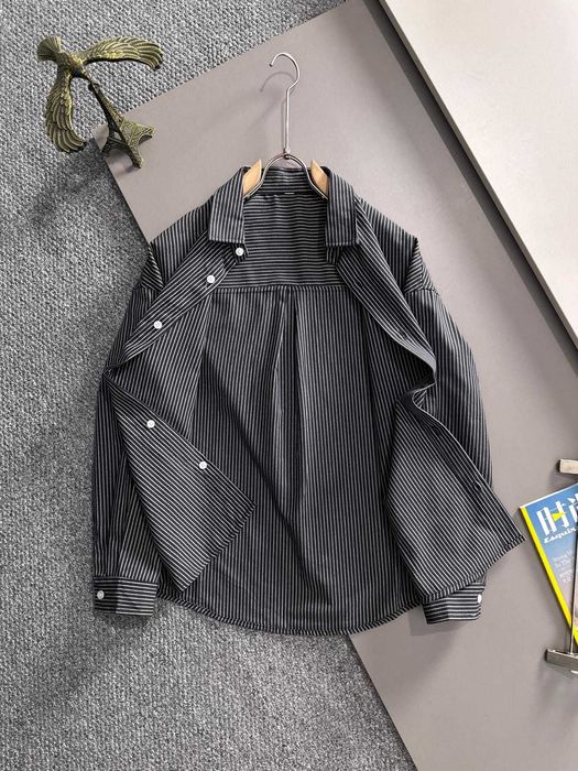 Gucci Striped Shirt, cămașă versatilă cu mână lungă