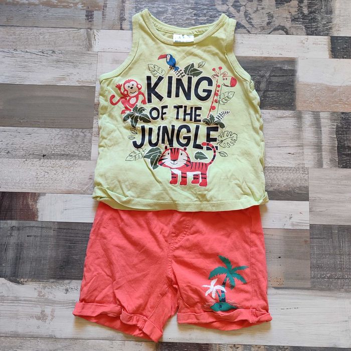 Лот летни дрехи за момче тениски къси гащи 86-92