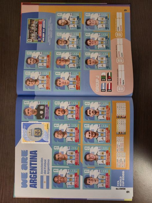 Colectia completa 100% de abtibilduri Originale Panini World Cup 2026