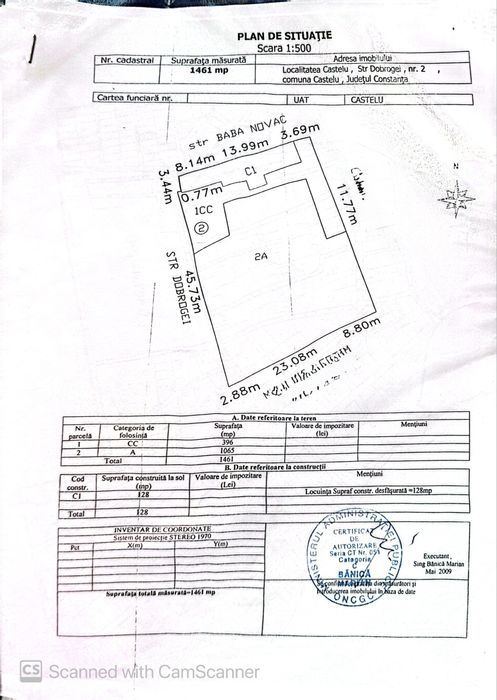 Casa de vanzare comuna castelu constanta