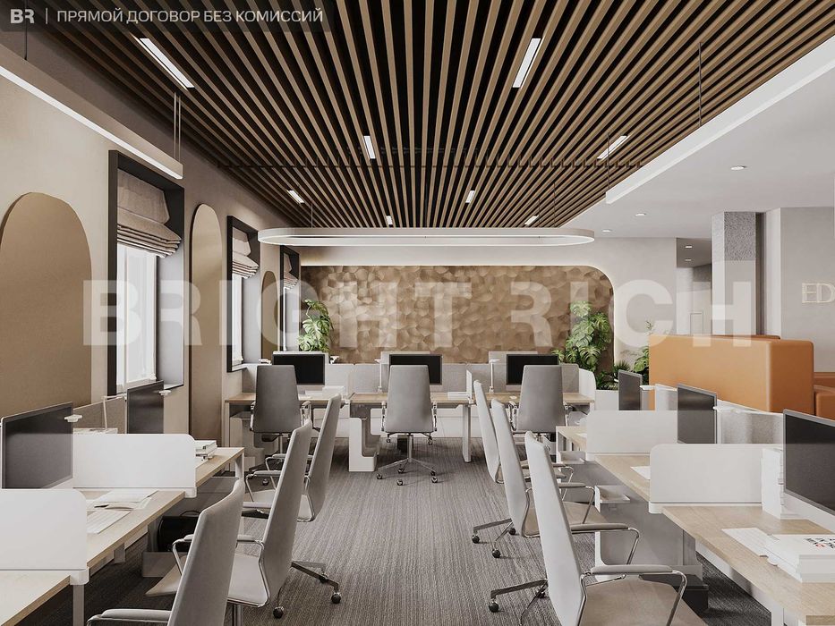 Аренда офиса с мебелью - 900м² в БЦ Edition 65