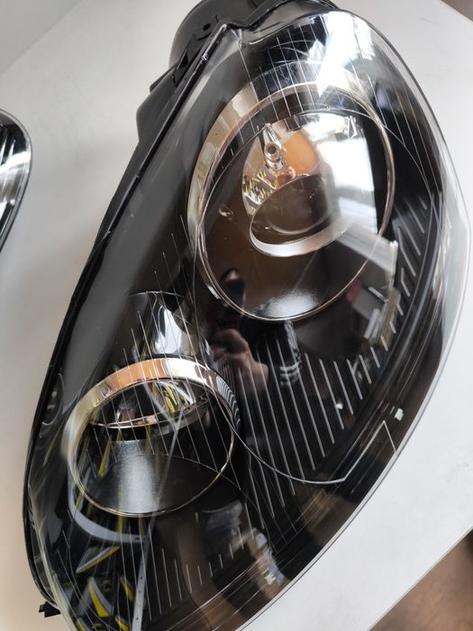 Фарове VW Голф 5 ГТИ Стил Тъмни с лупи Нови  Golf 5 тунинг GTI