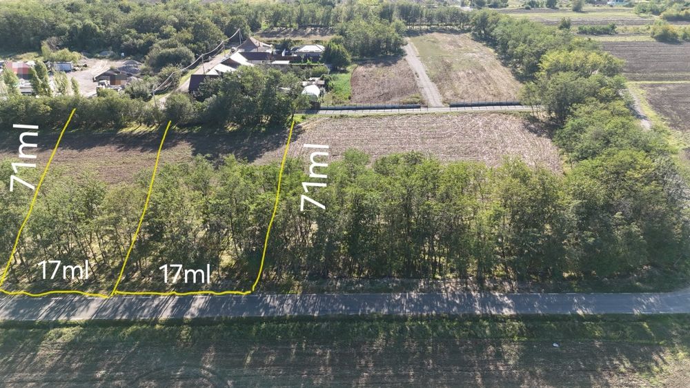 Teren intravilan construibil peisaj de vis