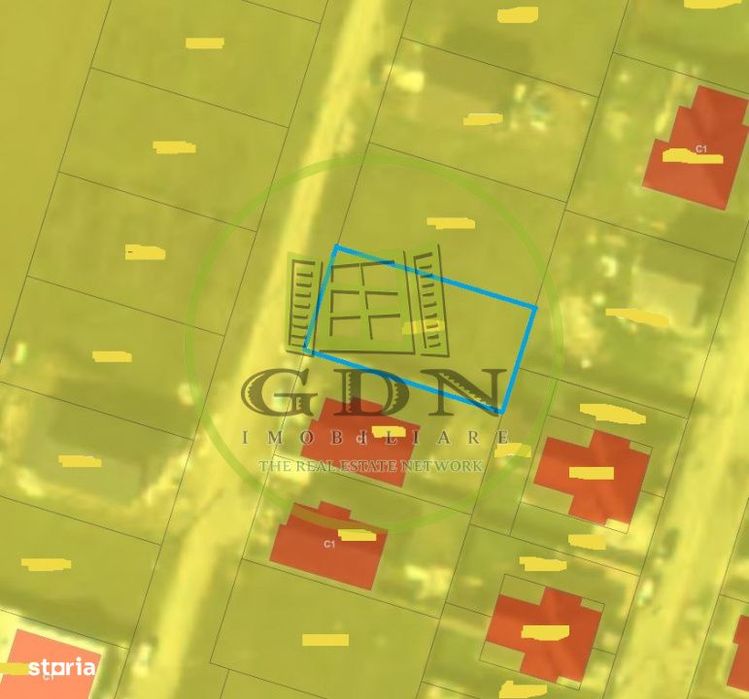 Teren intravilan construibil, suprafata 500 mp, Santandrei