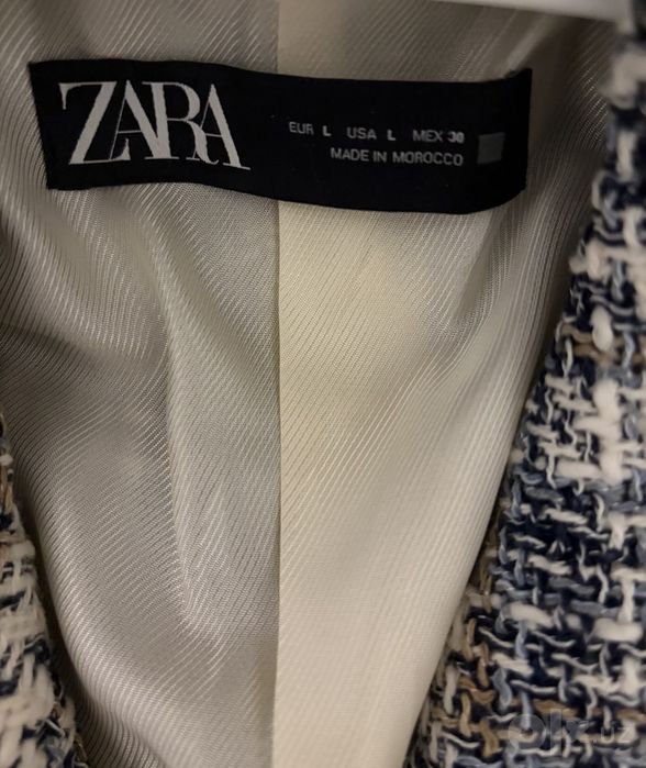 Твидовый пиджак Zara