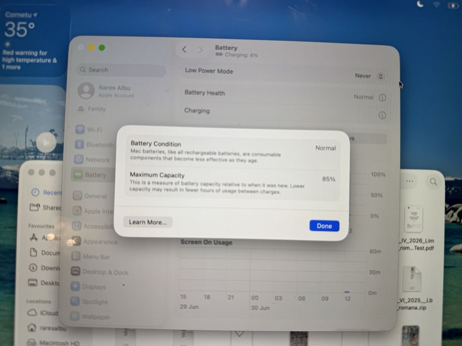 Vand Macbook Air 13 M1 8GB 256GB Fullbox + accesorii