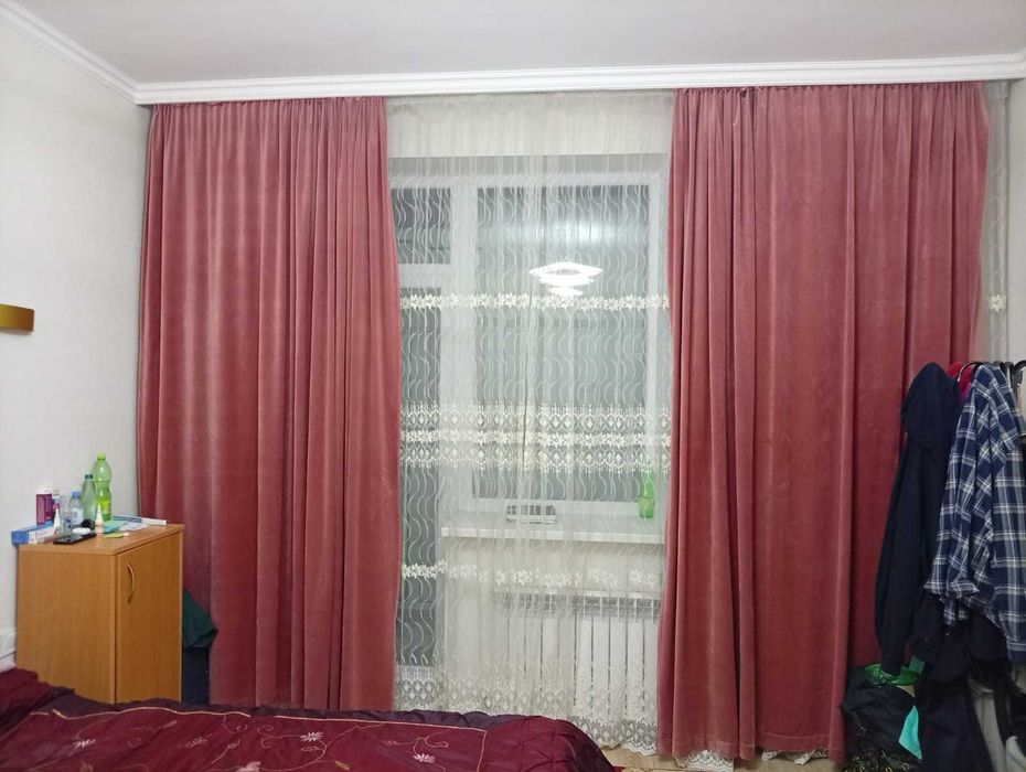 Штор с тюлем в комплекте