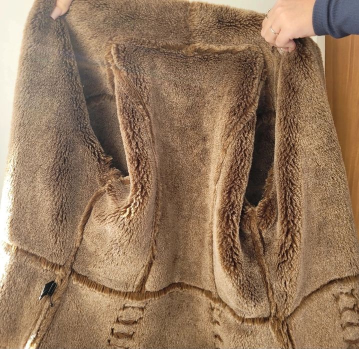 Cojoc imblanit imitatie de piele