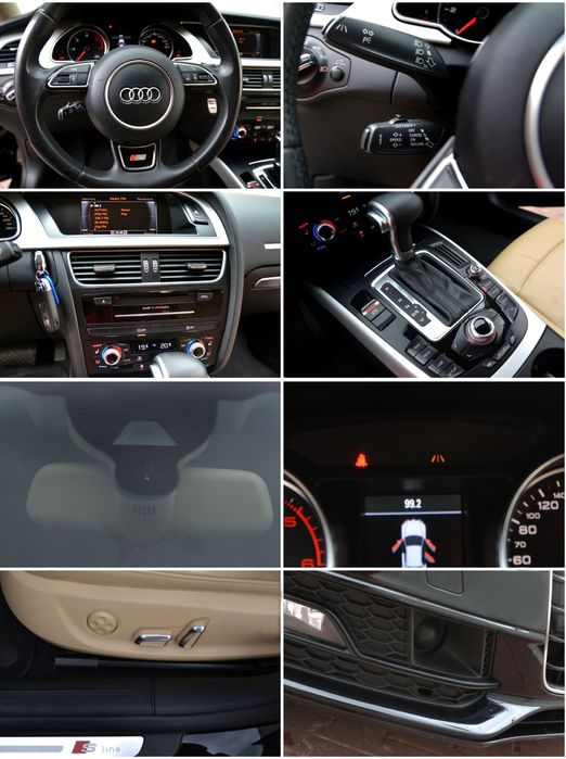 Audi A5 S line individual 2.0d 190cp Eur6 Ventilație Garanție Led navi