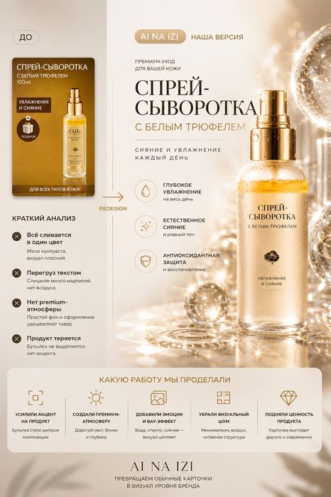 Карточки товаров,  инфографика