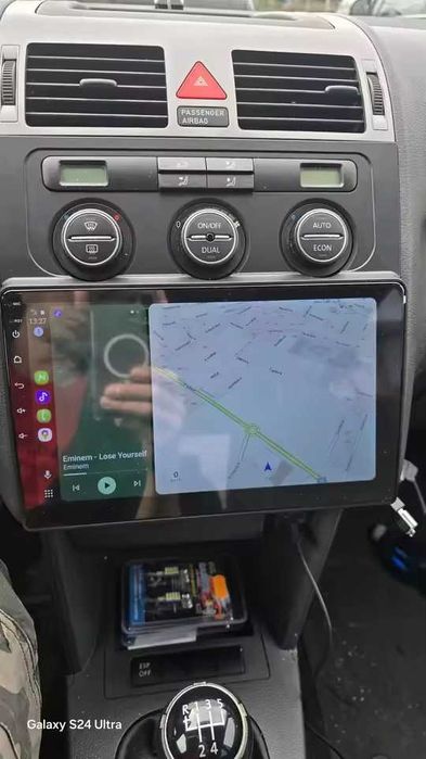 Navigatie android VW Touran 1 CarPlay AndroidAuto SIM GPS Bluetooth