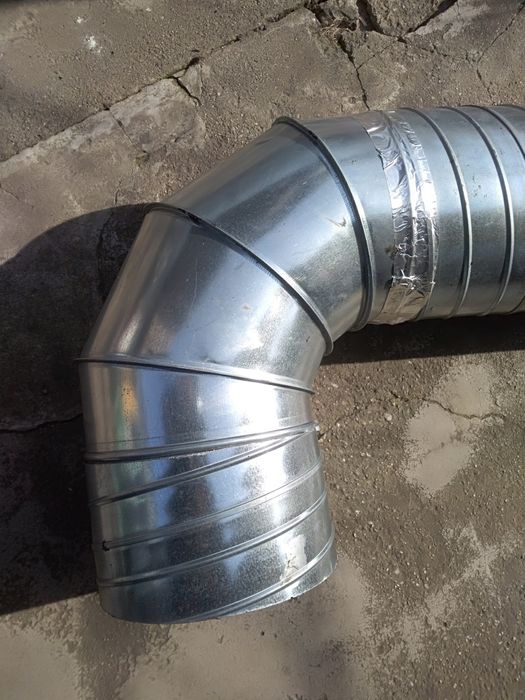 Cot+teava tabla zincata 250mm