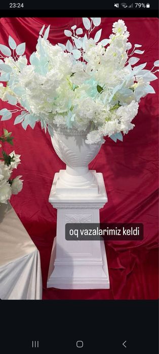 Ок вазалар сотилади 70$