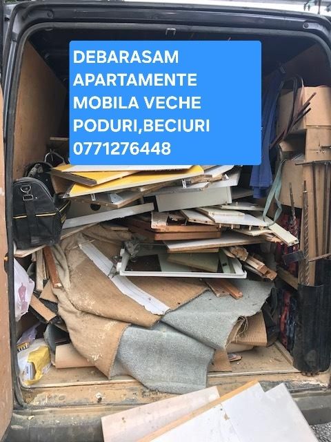 Debarasam apartamente, mobila veche, moloz