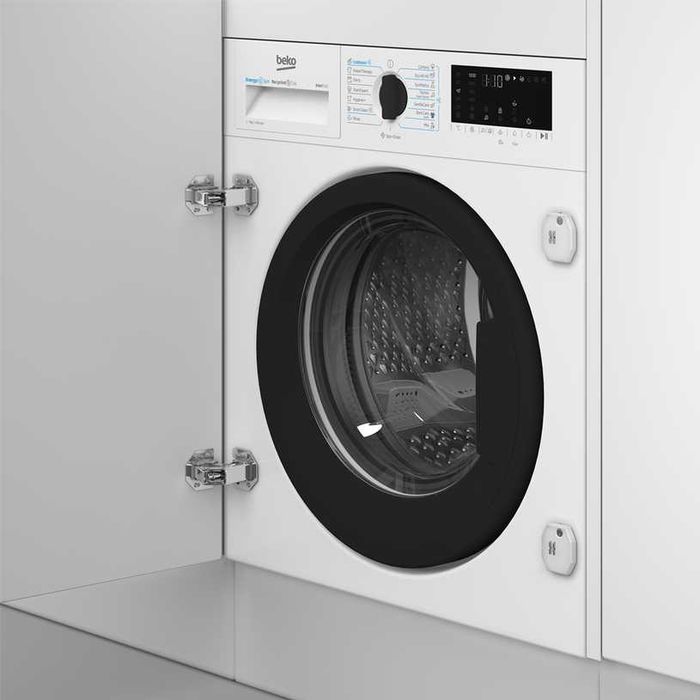 Нова инверторна пералня за вграждане Beko B3WBT681415W, 8 кг